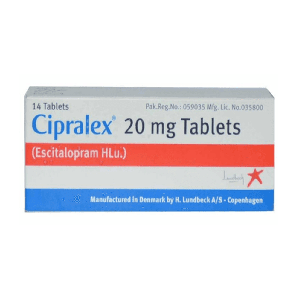 CIPRALEX FILM-COATED TABLETS 20mg