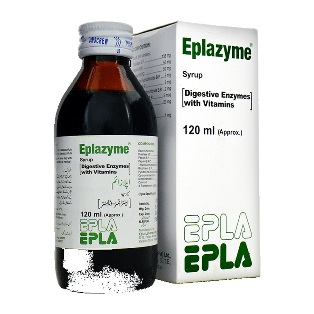 Eplazyme Syrup 135mg/50mg/50mg/5mg/2mg/2mg/5mcg/20mg/1mg