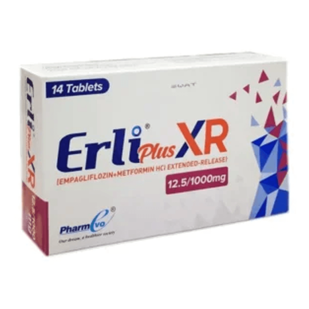 Erli Plus XR Tablet 12.5/1000mg
