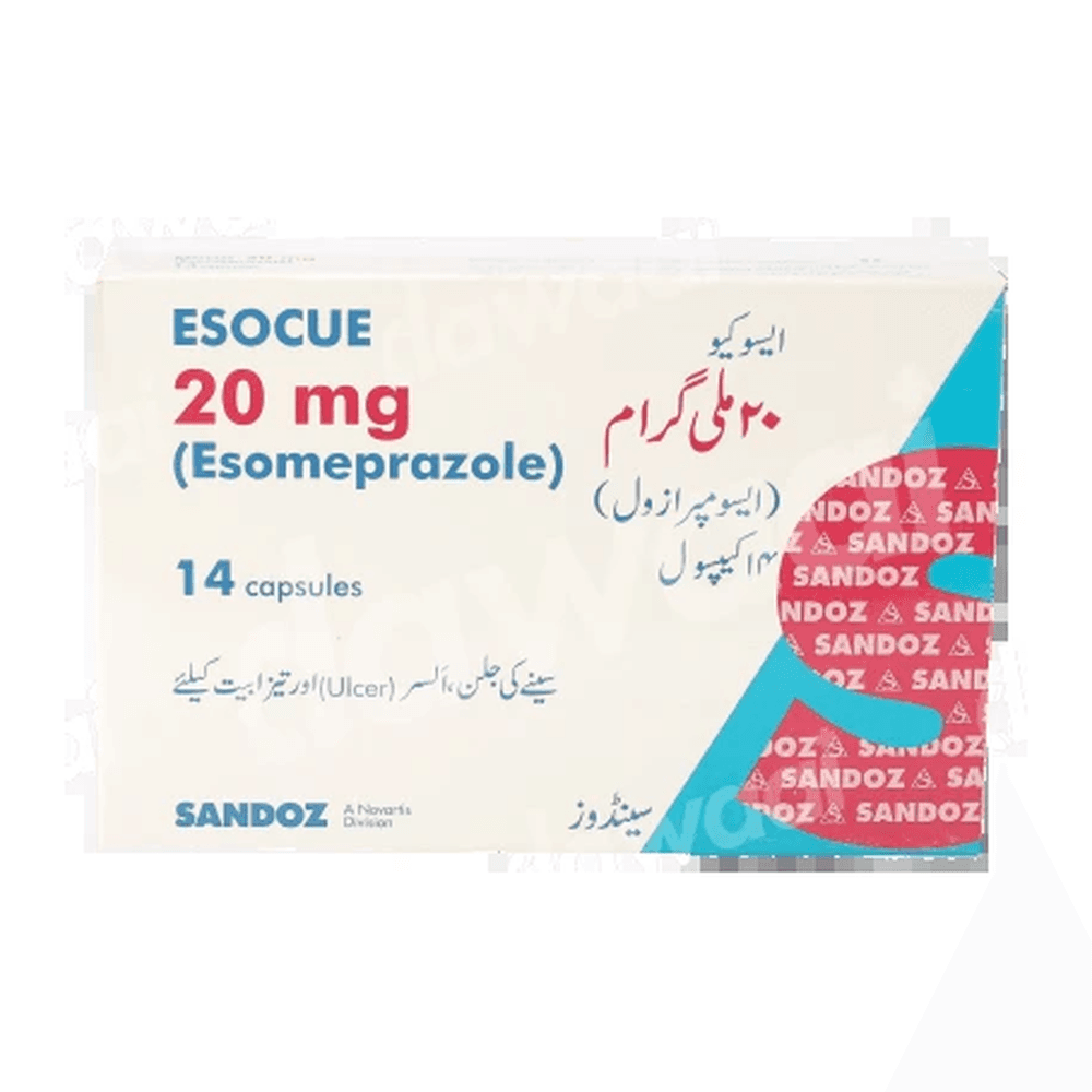 Esocue 20mg Capsules