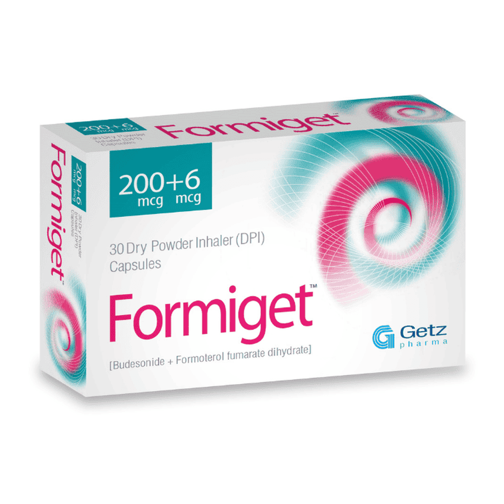 Formiget DPI Capsules 200/6mcg
