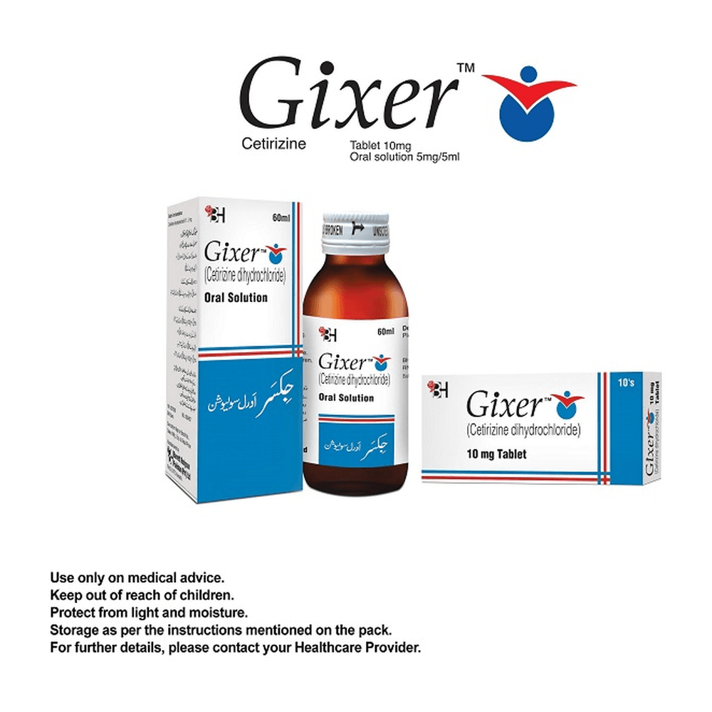 Gixer Tablets 10mg