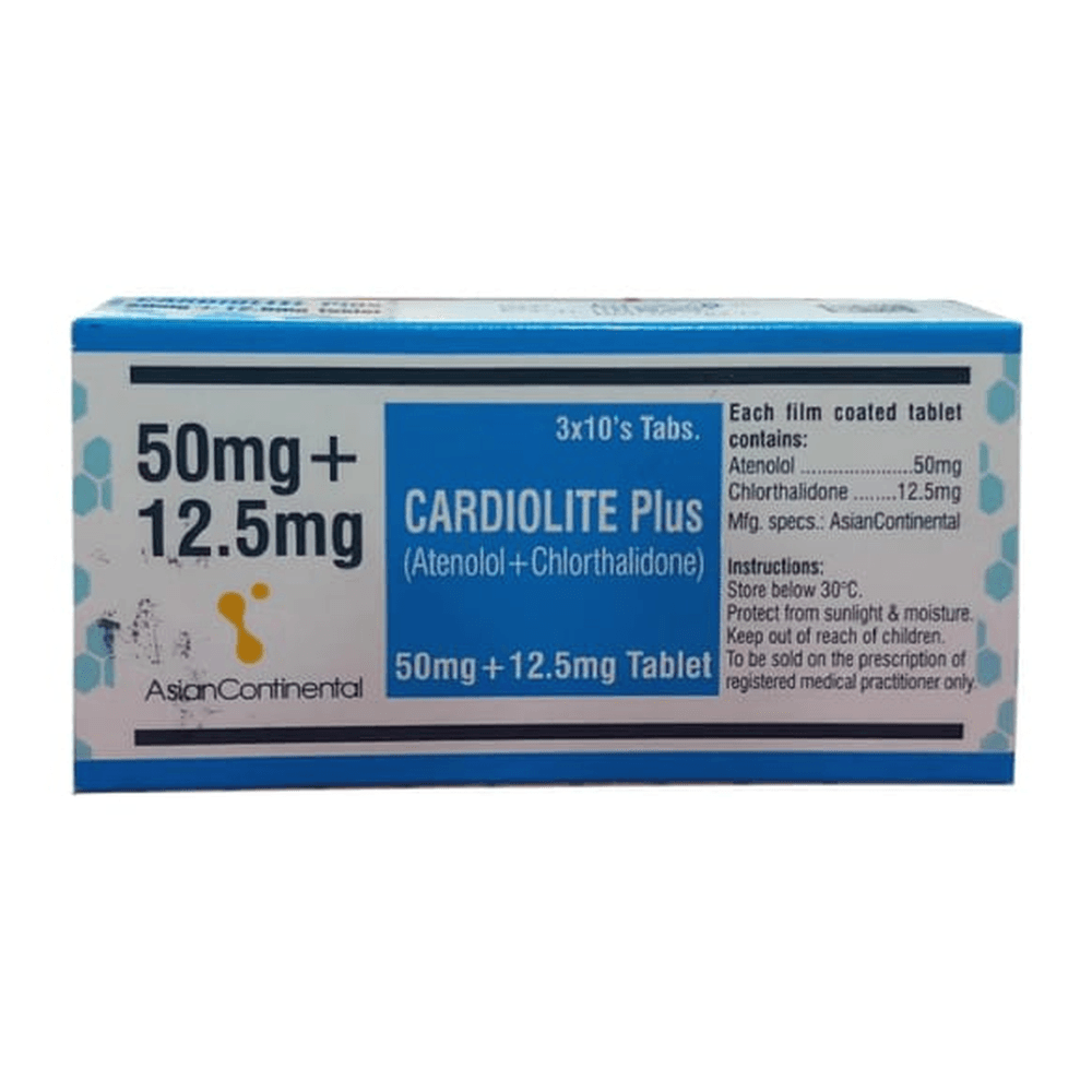 Cardiolite Plus Tablet 50/12.5mg