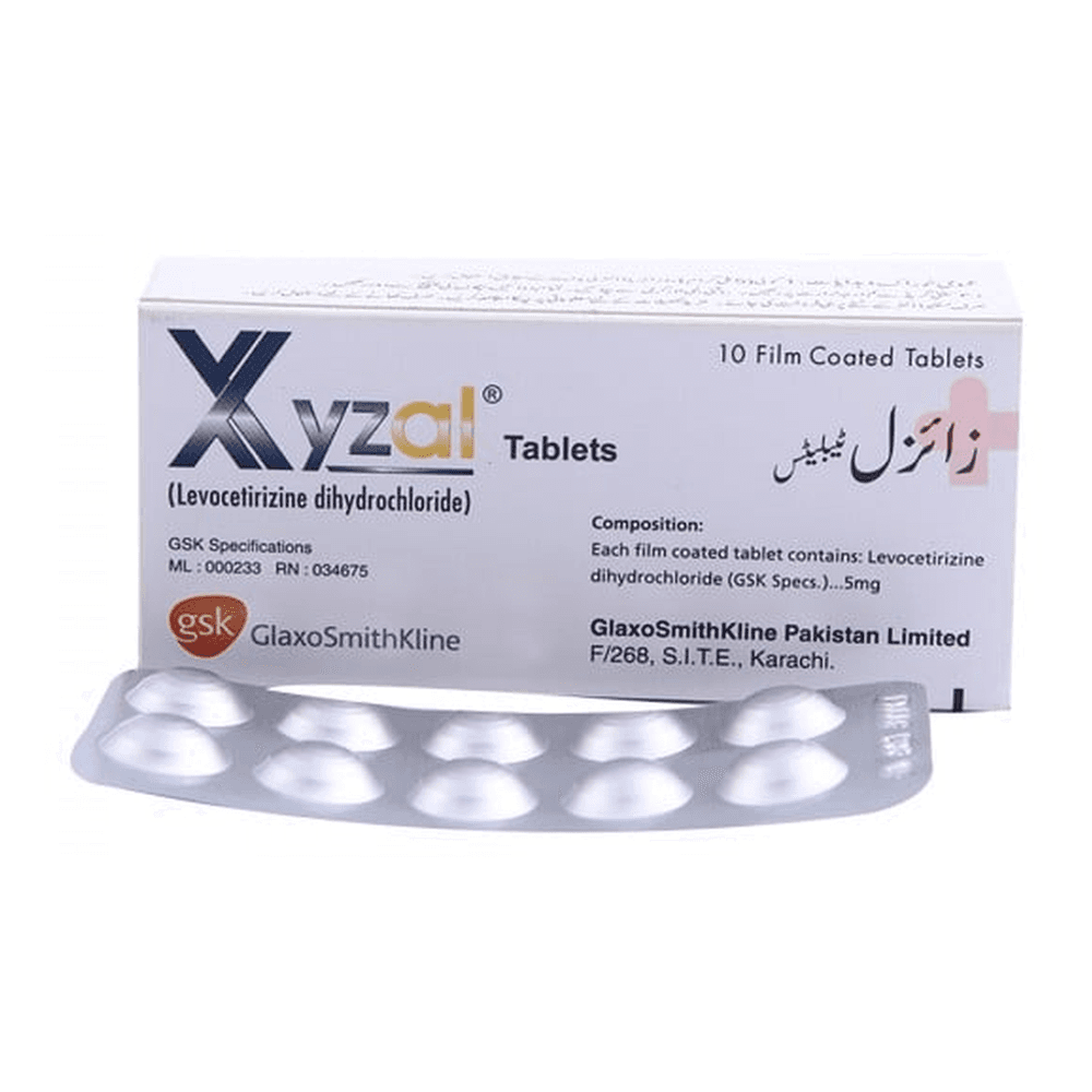 Xyzal Tablets 5mg
